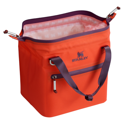 Premium All-Weather The All Day Julienne Mini Cooler D052R - Heavy-Duty Ice-Retention Food & Beverage Carrier Detail