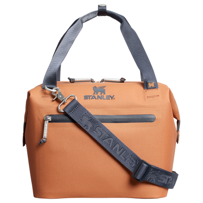 Premium All-Weather The All Day Julienne Mini Cooler D052R - Heavy-Duty Ice-Retention Food & Beverage Carrier - Toast