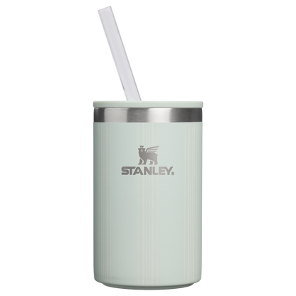 Ice-Retention The Everyday Can Cooler Cup D353P - Compact All-Weather Soft-Sided Cooler Backpack - Mist Picnic Stripe