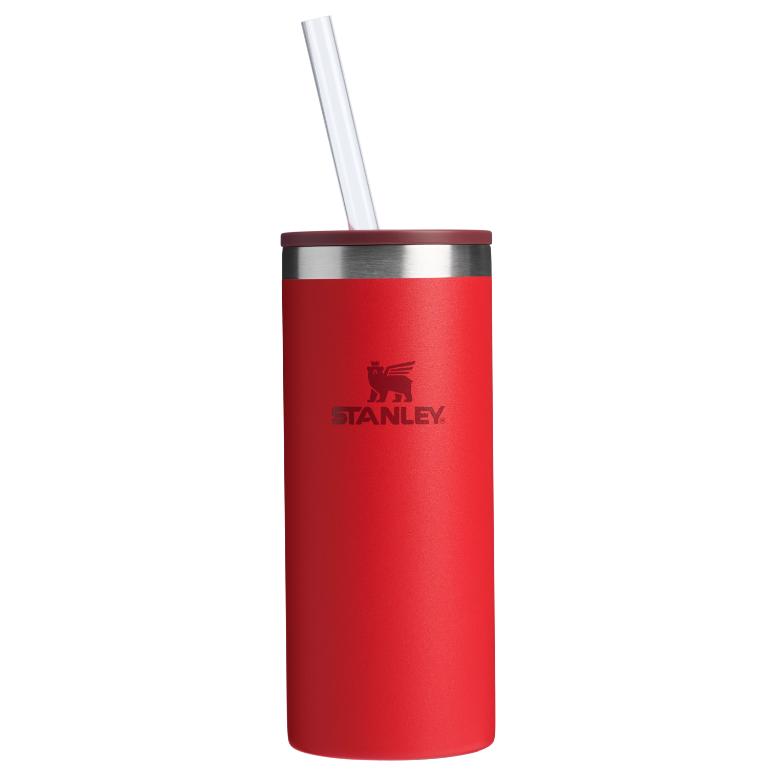 Ice-Retention The Everyday Slim Can Cooler Cup D065Q - Leak-Proof Insulated Mini Cooler Bag for Lunch - Chili Red