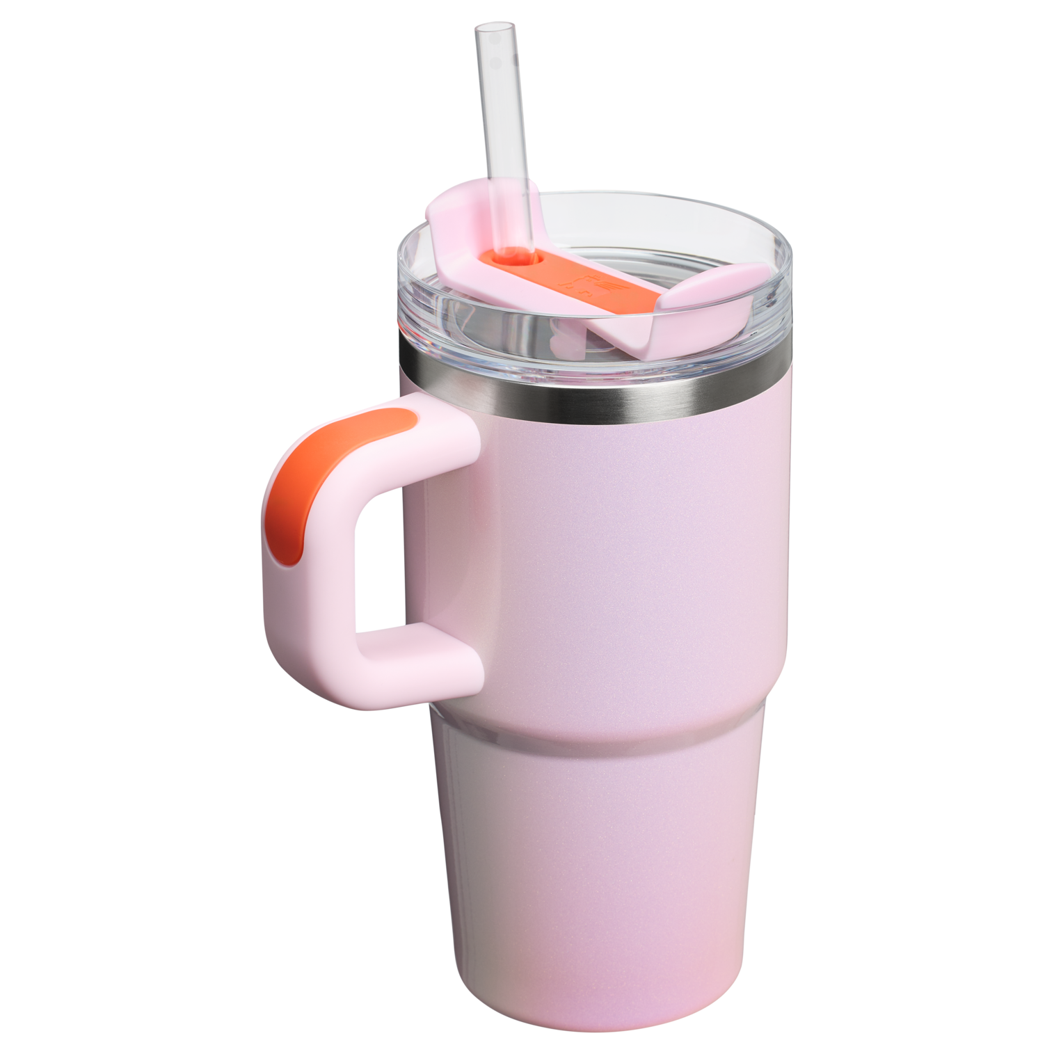Insulated Travel The Quencher H2.O Flowstate Tumbler with Handle | Stanley Create D309N - Double-Wall Vacuum Insulated Travel Tumbler with Straw Detail