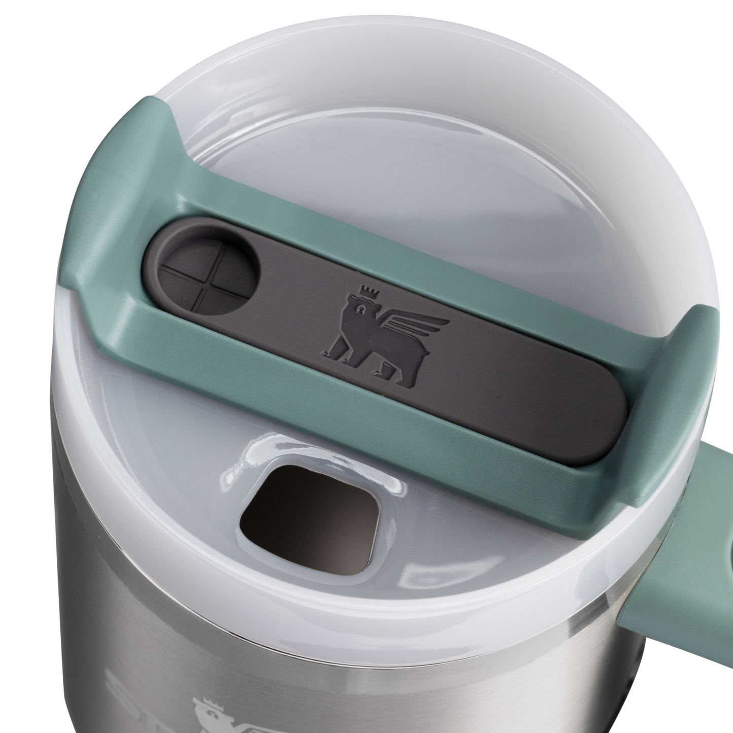 Insulated Travel The Quencher H2.O Flowstate Tumbler | Stanley Create D291F - Double-Wall Vacuum Insulated Travel Tumbler with Straw Detail