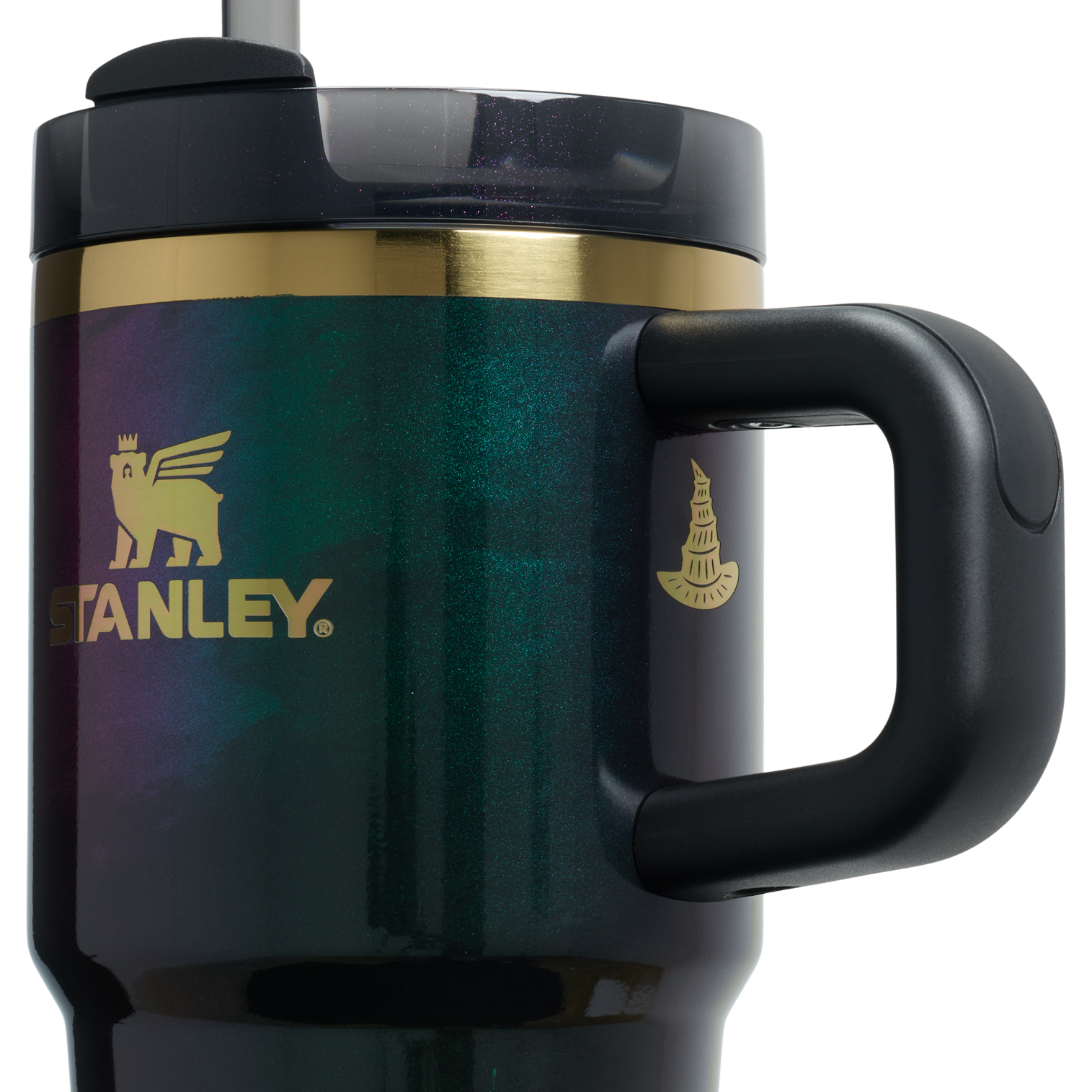 Insulated Travel The Wicked for Good Quencher H2.0 Flowstate Tumbler D247R - Double-Wall Vacuum Insulated Travel Tumbler with Straw Detail