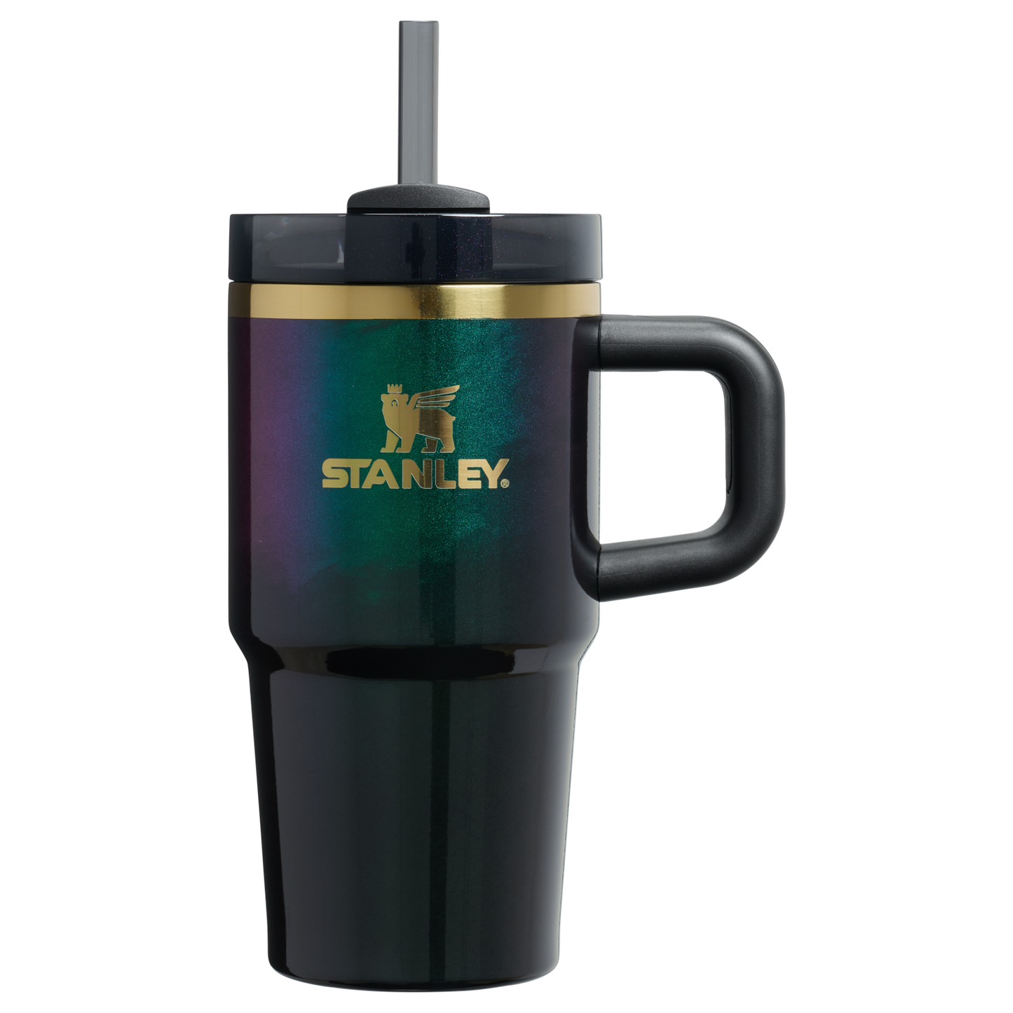 Insulated Travel The Wicked for Good Quencher H2.0 Flowstate Tumbler D247R - Double-Wall Vacuum Insulated Travel Tumbler with Straw - Elphaba For Good