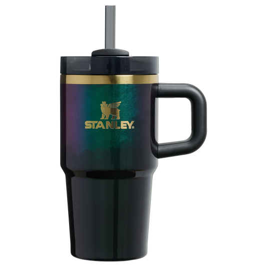 Insulated Travel The Wicked for Good Quencher H2.0 Flowstate Tumbler D247R - Double-Wall Vacuum Insulated Travel Tumbler with Straw - Elphaba For Good