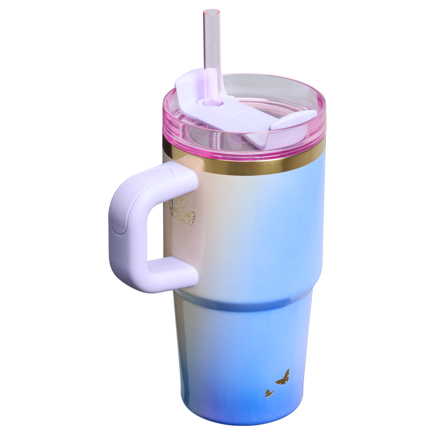 Insulated Travel The Wicked for Good Quencher H2.0 Flowstate Tumbler D247R - Double-Wall Vacuum Insulated Travel Tumbler with Straw Detail