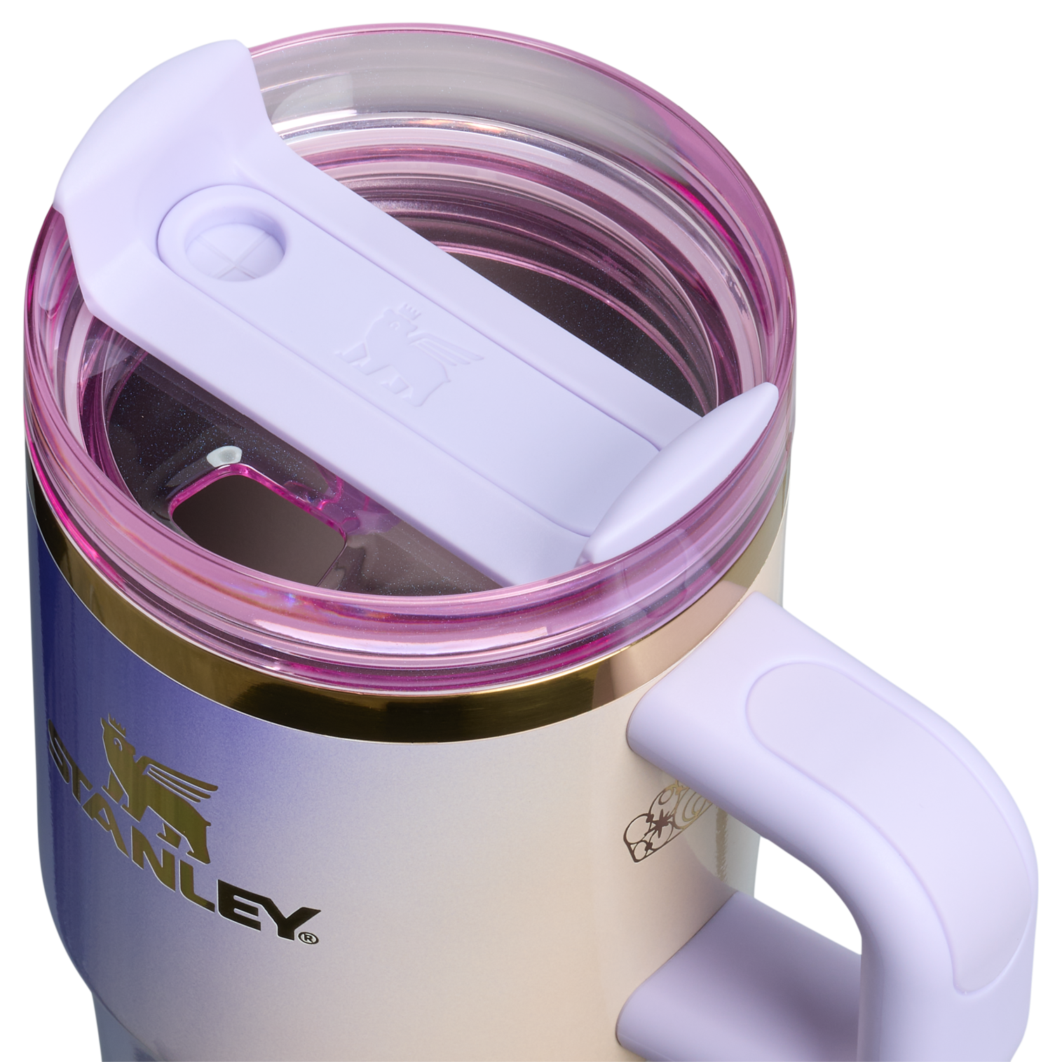 Insulated Travel The Wicked for Good Quencher H2.0 Flowstate Tumbler D247R - Double-Wall Vacuum Insulated Travel Tumbler with Straw Detail
