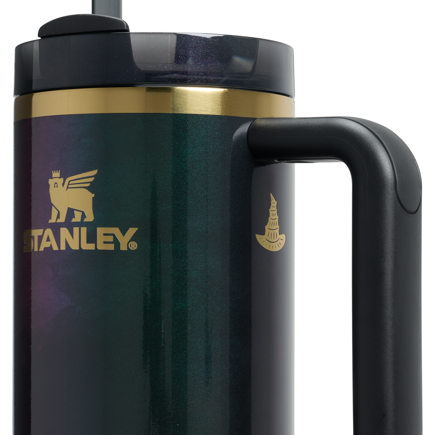 Car-Cup Friendly The Wicked for Good Quencher H2.0 Flowstate Tumbler D246P - 40oz Large Capacity Car-Cup Friendly Quencher Detail