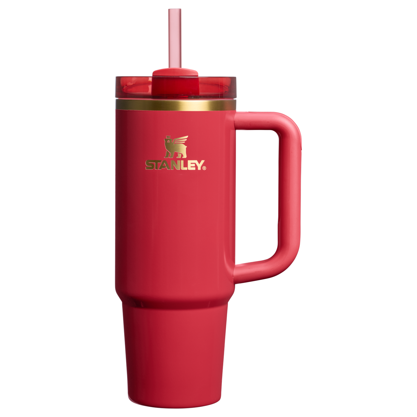 Splash-Resistant FlowState The Cheers & Cheer Quencher H2.0 Flowstate Tumbler D189S - 40oz Large Capacity Car-Cup Friendly Quencher - Holly Berry Gloss