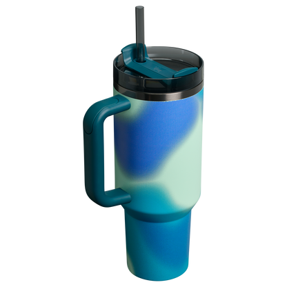 Splash-Resistant FlowState The Quencher H2.0 Flowstate Tumbler D050X - FlowState 3-Position Lid Insulated Travel Mug Detail