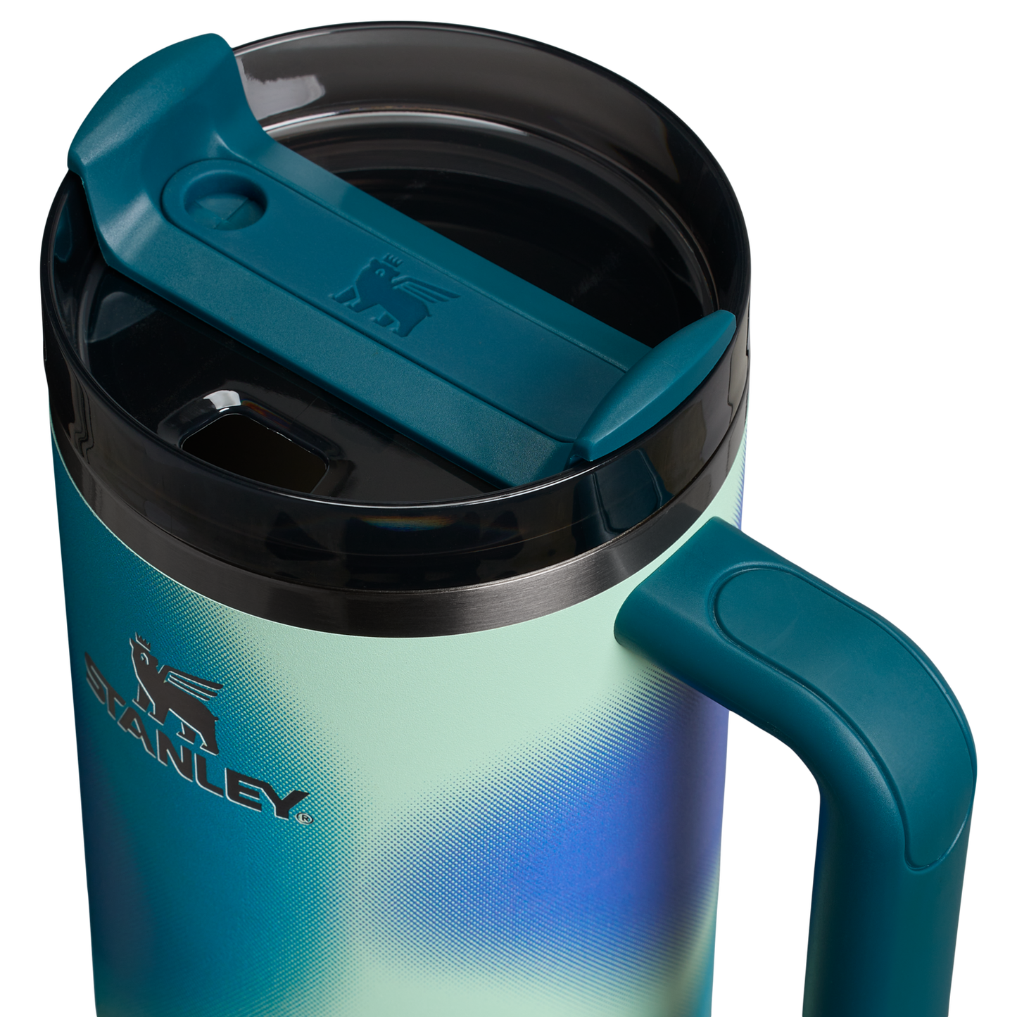 Splash-Resistant FlowState The Quencher H2.0 Flowstate Tumbler D050X - FlowState 3-Position Lid Insulated Travel Mug Detail