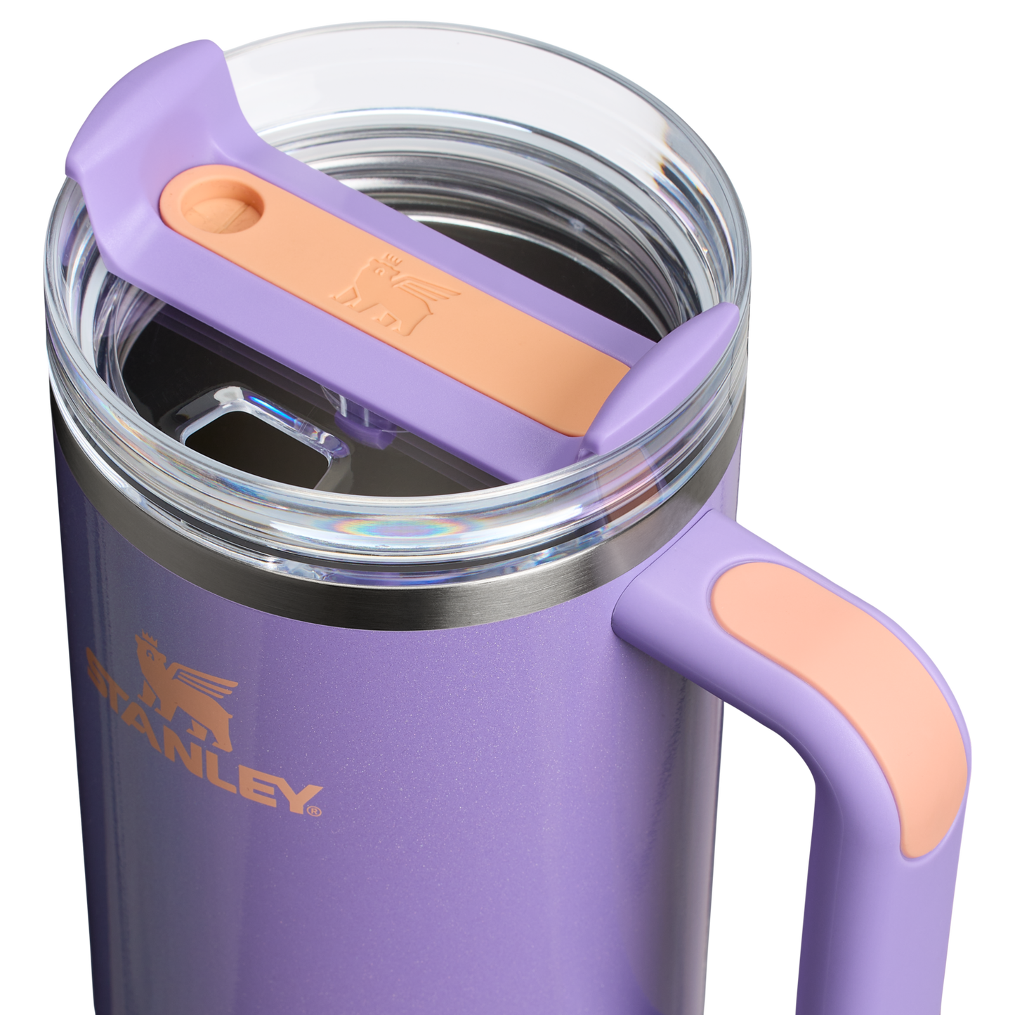 Splash-Resistant FlowState The Quencher H2.0 Flowstate Tumbler D050X - FlowState 3-Position Lid Insulated Travel Mug Detail