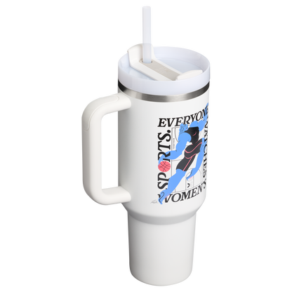 Insulated Travel The Quencher H2.0 Flowstate Tumbler D340Y - 40oz Large Capacity Car-Cup Friendly Quencher Detail