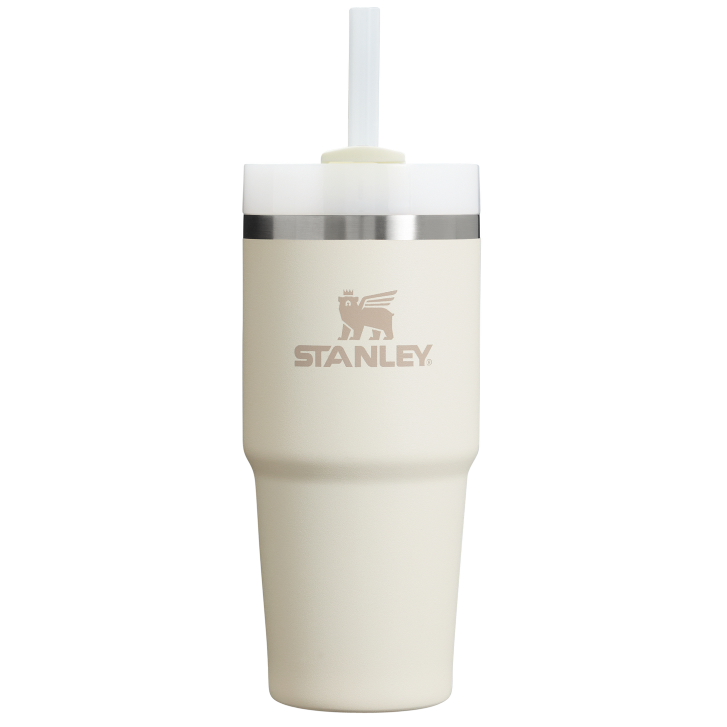 Insulated Travel The Quencher H2.0 Flowstate Tumbler  | Stanley Create D329E - Double-Wall Vacuum Insulated Travel Tumbler with Straw Detail