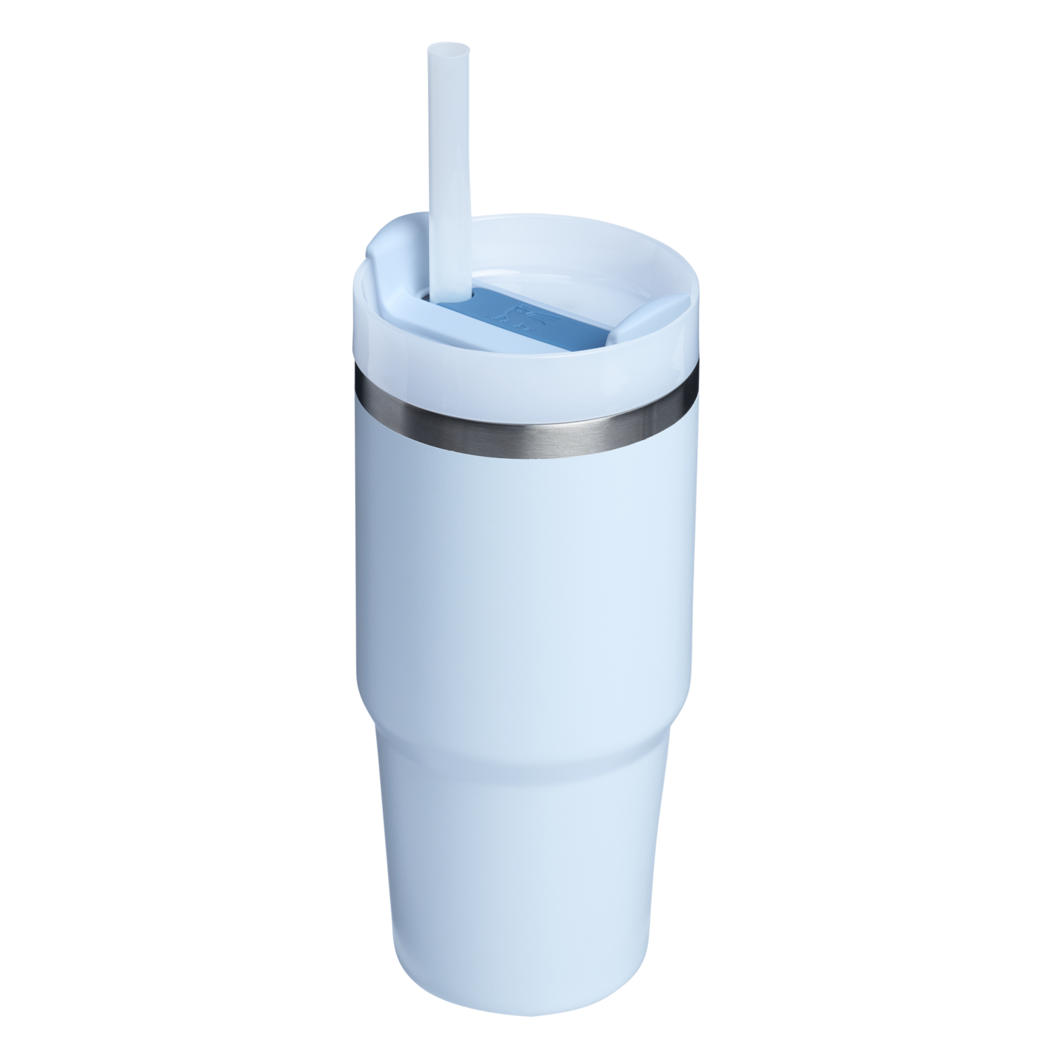 Insulated Travel The Quencher H2.0 Flowstate Tumbler  | Stanley Create D329E - Double-Wall Vacuum Insulated Travel Tumbler with Straw Detail