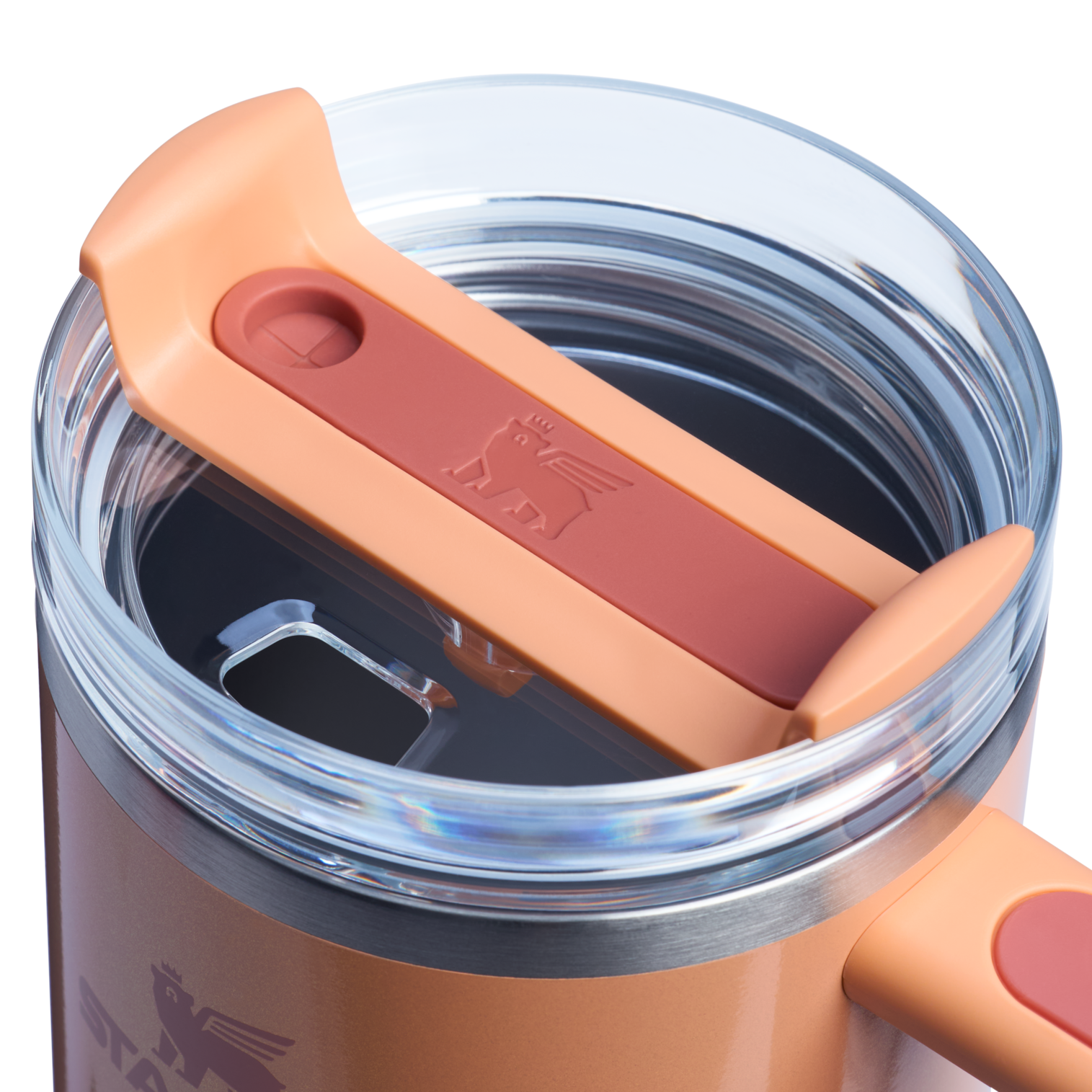 Splash-Resistant FlowState The Quencher H2.0 Flowstate Tumbler D050X - FlowState 3-Position Lid Insulated Travel Mug Detail