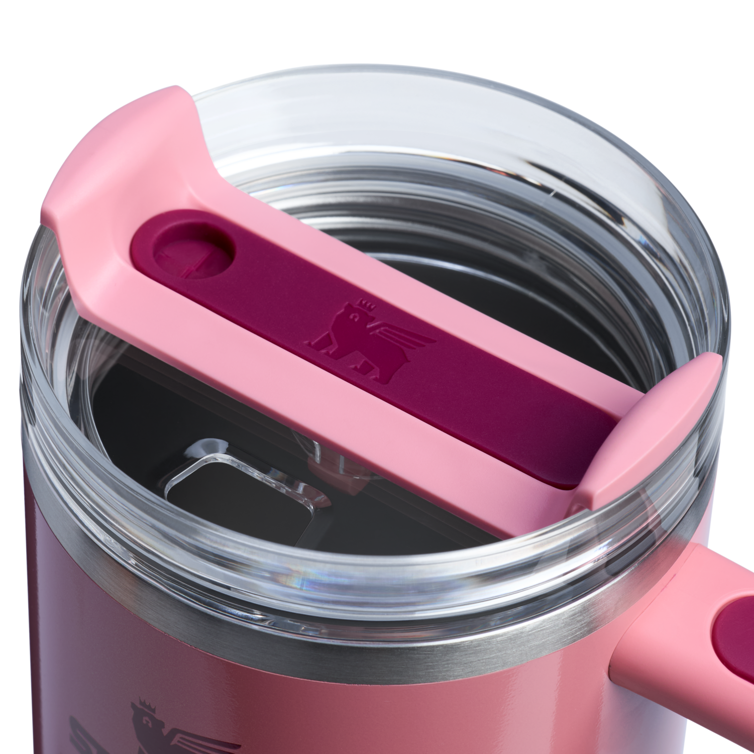 Splash-Resistant FlowState The Quencher H2.0 Flowstate Tumbler D050X - FlowState 3-Position Lid Insulated Travel Mug Detail