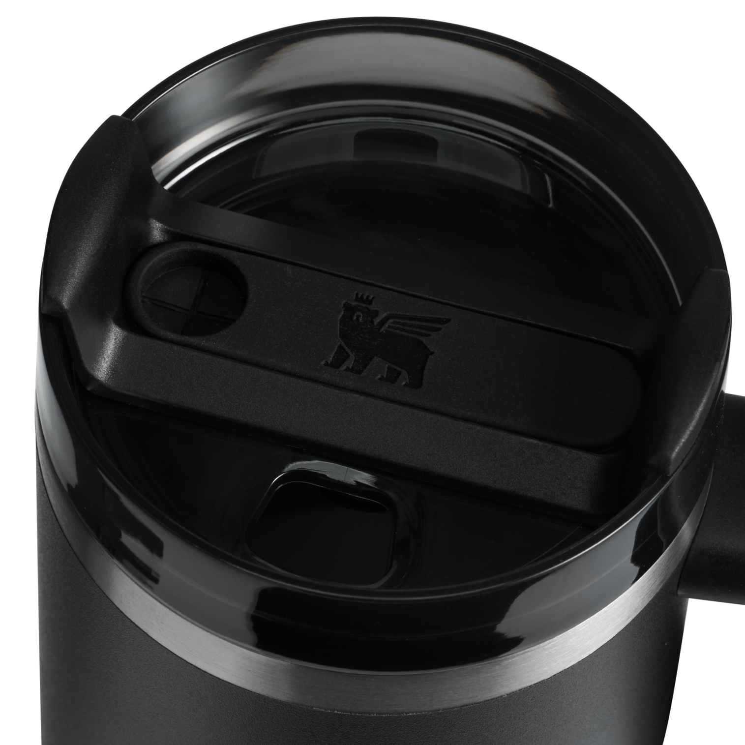 Car-Cup Friendly The Quencher H2.O Flowstate Tumbler D251V - Double-Wall Vacuum Insulated Travel Tumbler with Straw Detail