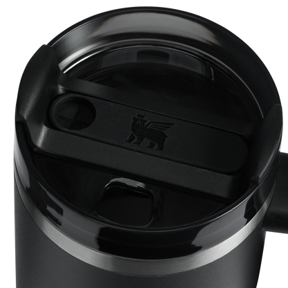 Car-Cup Friendly The Quencher H2.O Flowstate Tumbler D251V - Double-Wall Vacuum Insulated Travel Tumbler with Straw Detail