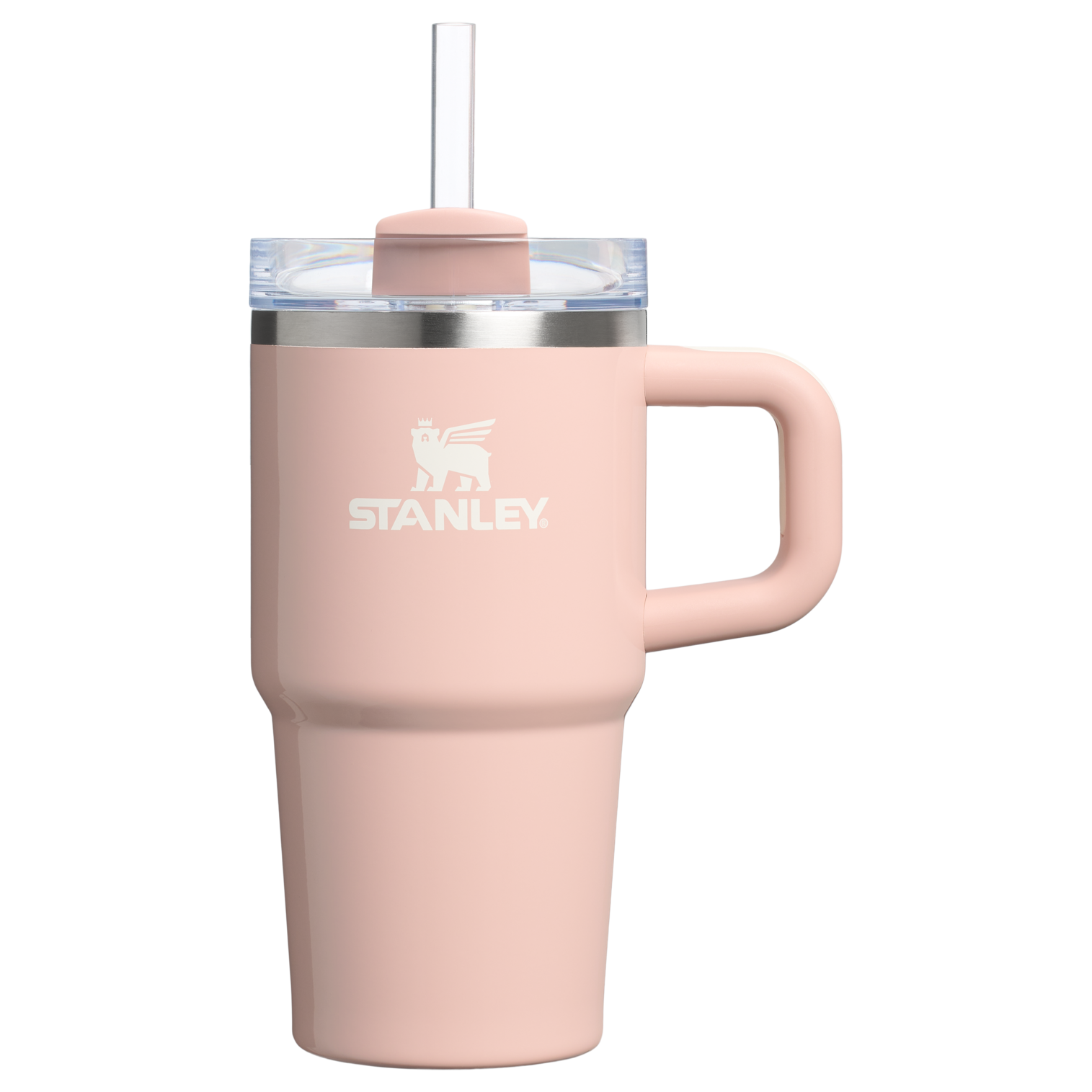 Insulated Travel The Quencher H2.O Flowstate Tumbler with Handle | Stanley Create D309N - Double-Wall Vacuum Insulated Travel Tumbler with Straw Detail
