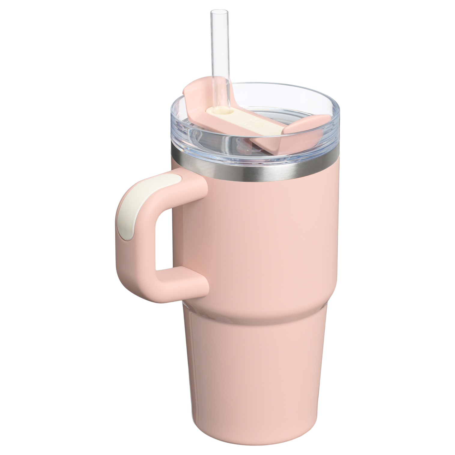 Insulated Travel The Quencher H2.O Flowstate Tumbler with Handle | Stanley Create D309N - Double-Wall Vacuum Insulated Travel Tumbler with Straw Detail