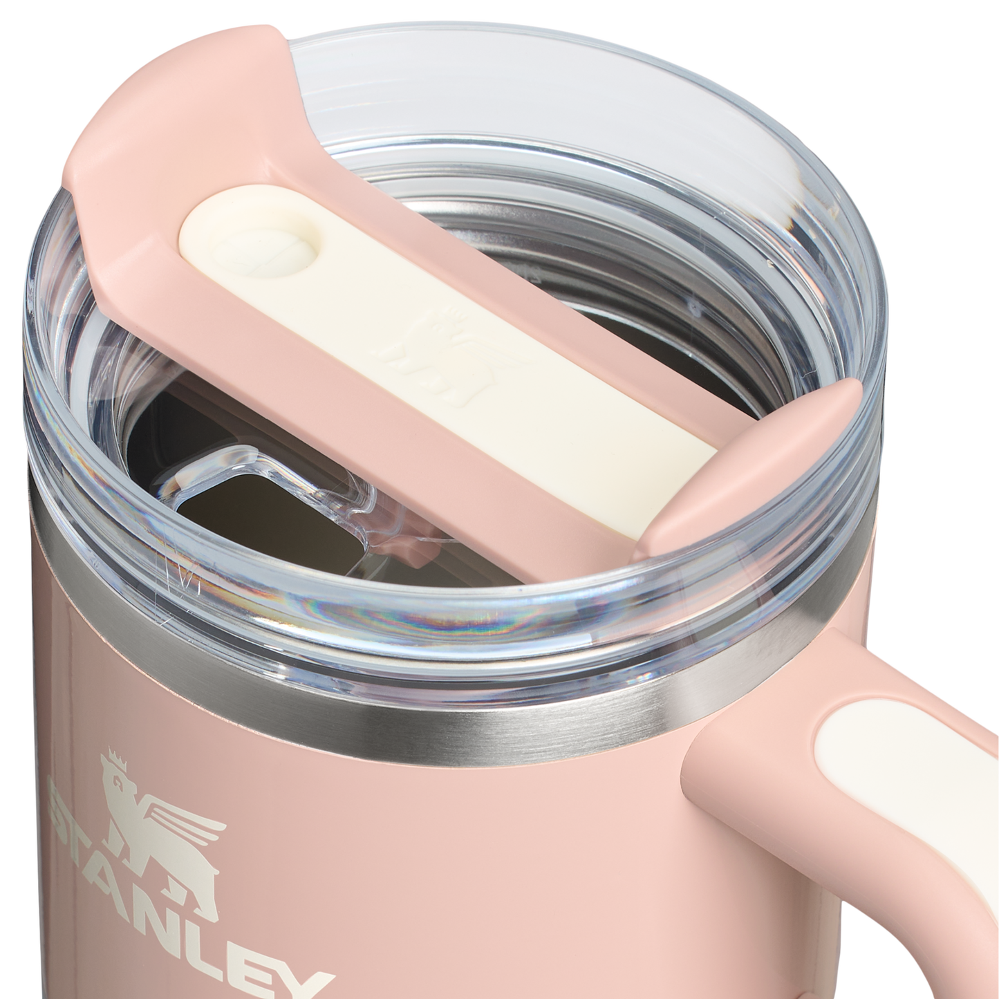 Insulated Travel The Quencher H2.O Flowstate Tumbler with Handle | Stanley Create D309N - Double-Wall Vacuum Insulated Travel Tumbler with Straw Detail