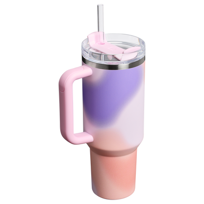Splash-Resistant FlowState The Quencher H2.0 Flowstate Tumbler D050X - FlowState 3-Position Lid Insulated Travel Mug Detail