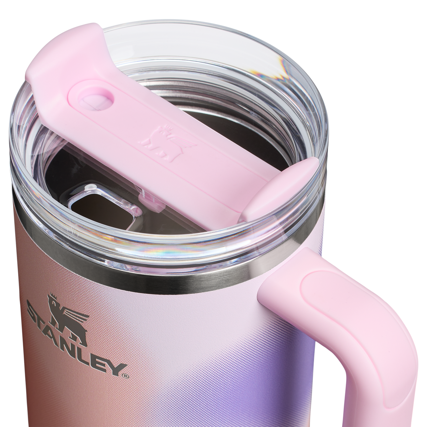 Splash-Resistant FlowState The Quencher H2.0 Flowstate Tumbler D050X - FlowState 3-Position Lid Insulated Travel Mug Detail
