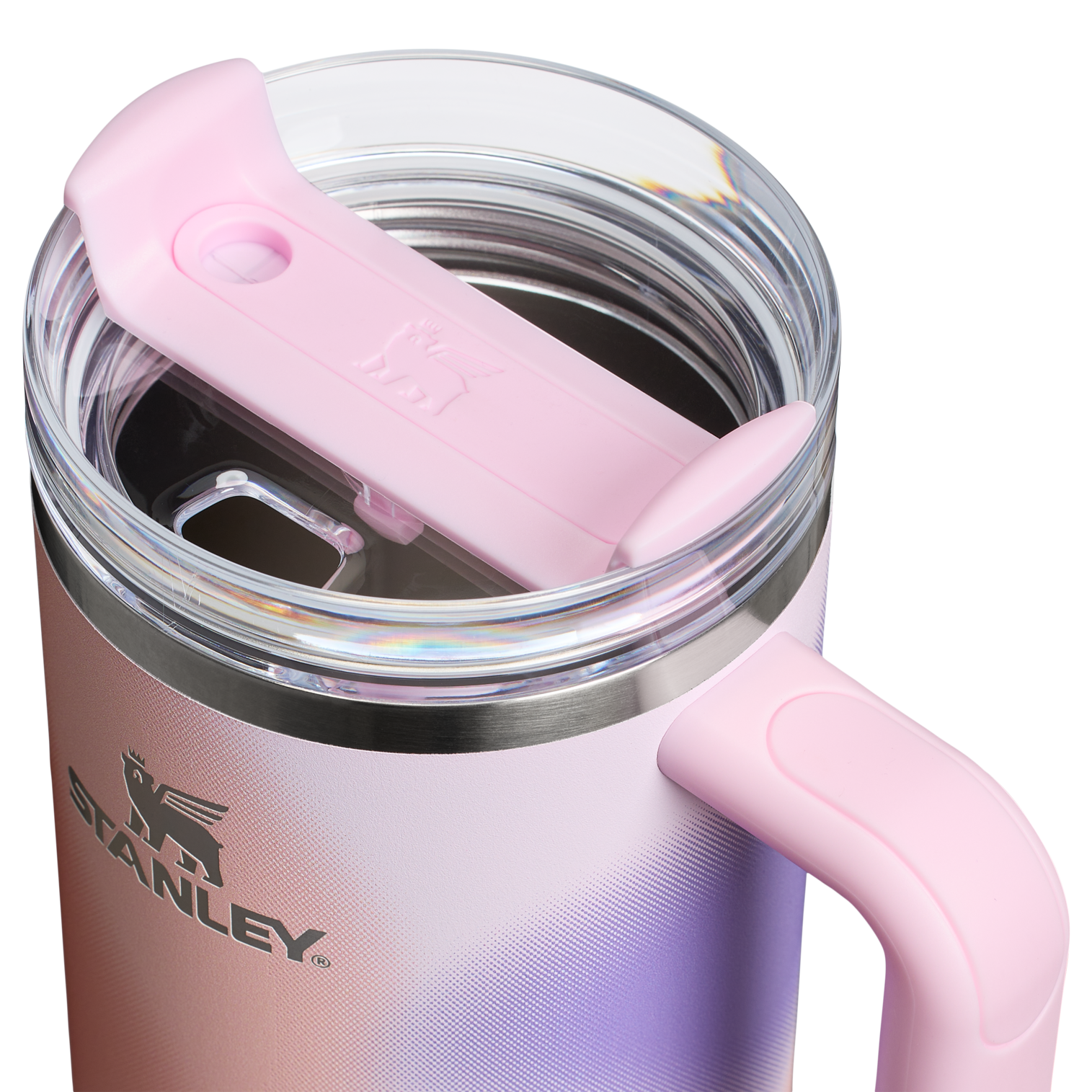 Splash-Resistant FlowState The Quencher H2.0 Flowstate Tumbler D050X - FlowState 3-Position Lid Insulated Travel Mug Detail