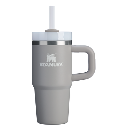 Insulated Travel The Quencher H2.O Flowstate Tumbler D068Z - Premium Stainless Steel Straw Cup for All-Day Hydration - Ash