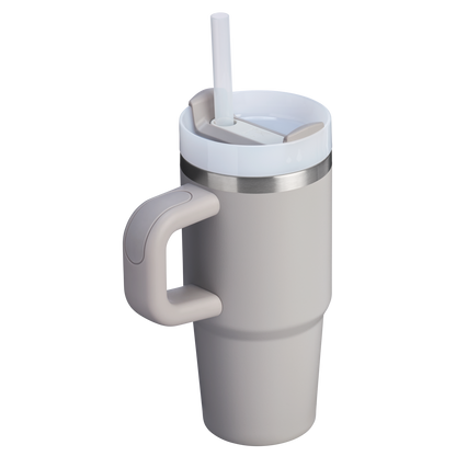 Insulated Travel The Quencher H2.O Flowstate Tumbler | Stanley Create D291F - Double-Wall Vacuum Insulated Travel Tumbler with Straw Detail
