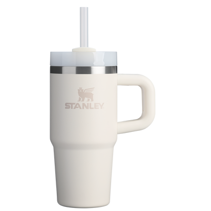 Insulated Travel The Quencher H2.O Flowstate Tumbler | Stanley Create D291F - Double-Wall Vacuum Insulated Travel Tumbler with Straw - Cream 2.0