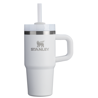 Insulated Travel The Quencher H2.O Flowstate Tumbler | Stanley Create D291F - Double-Wall Vacuum Insulated Travel Tumbler with Straw - Frost