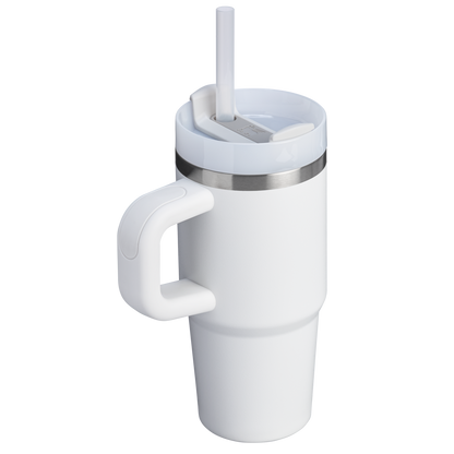 Insulated Travel The Quencher H2.O Flowstate Tumbler | Stanley Create D291F - Double-Wall Vacuum Insulated Travel Tumbler with Straw Detail