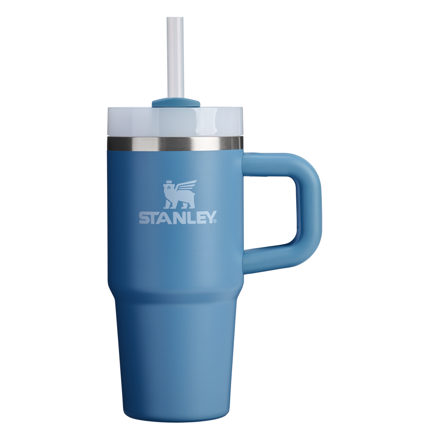 Insulated Travel The Quencher H2.O Flowstate Tumbler | Stanley Create D291F - Double-Wall Vacuum Insulated Travel Tumbler with Straw Detail