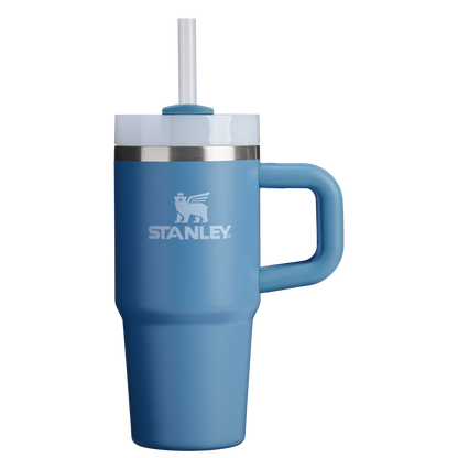 Insulated Travel The Quencher H2.O Flowstate Tumbler | Stanley Create D291F - Double-Wall Vacuum Insulated Travel Tumbler with Straw Detail