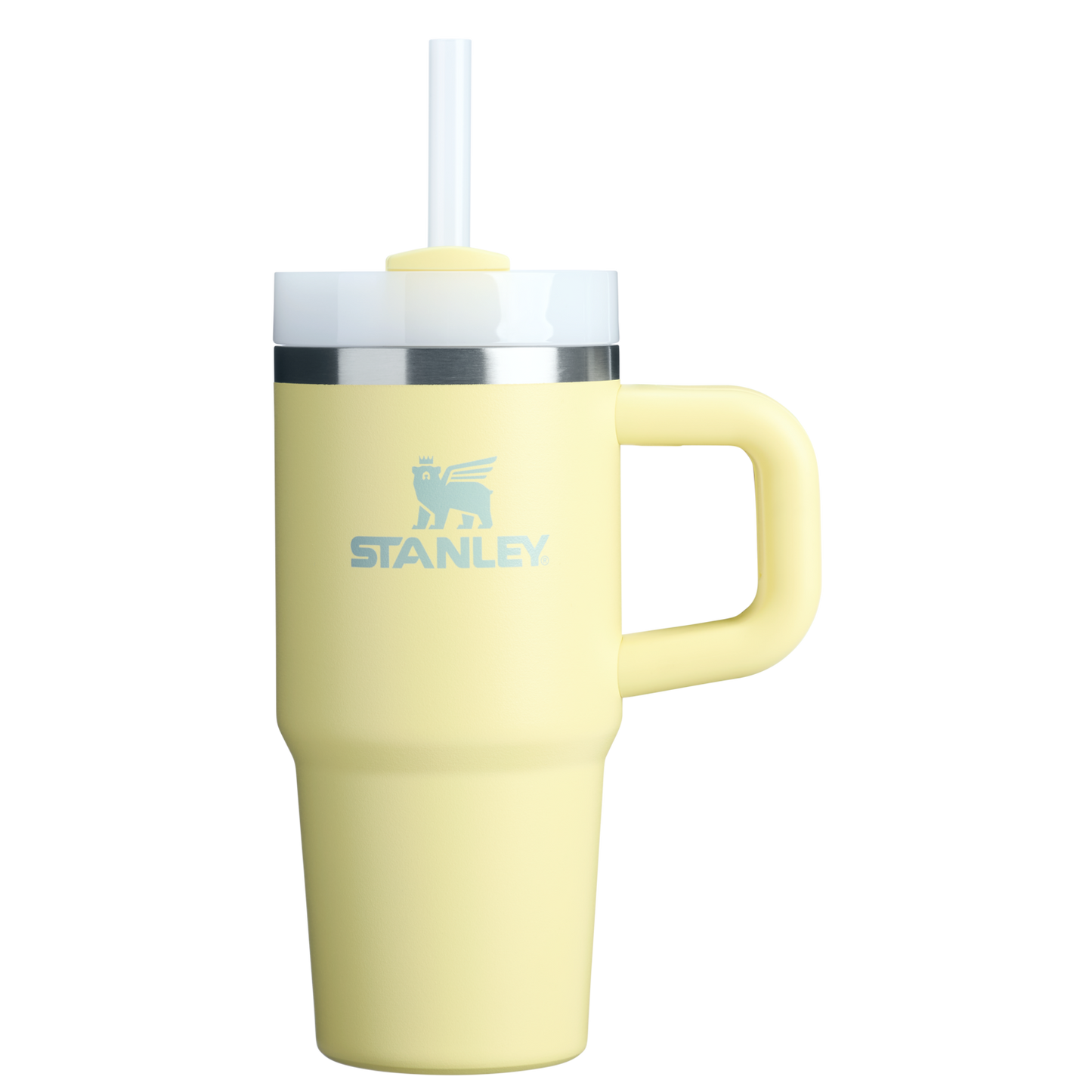 Insulated Travel The Quencher H2.O Flowstate Tumbler | Stanley Create D291F - Double-Wall Vacuum Insulated Travel Tumbler with Straw Detail