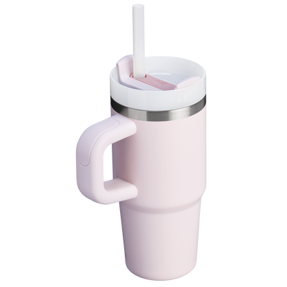 Insulated Travel The Quencher H2.O Flowstate Tumbler | Stanley Create D291F - Double-Wall Vacuum Insulated Travel Tumbler with Straw Detail
