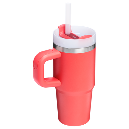 Insulated Travel The Quencher H2.O Flowstate Tumbler | Stanley Create D291F - Double-Wall Vacuum Insulated Travel Tumbler with Straw Detail