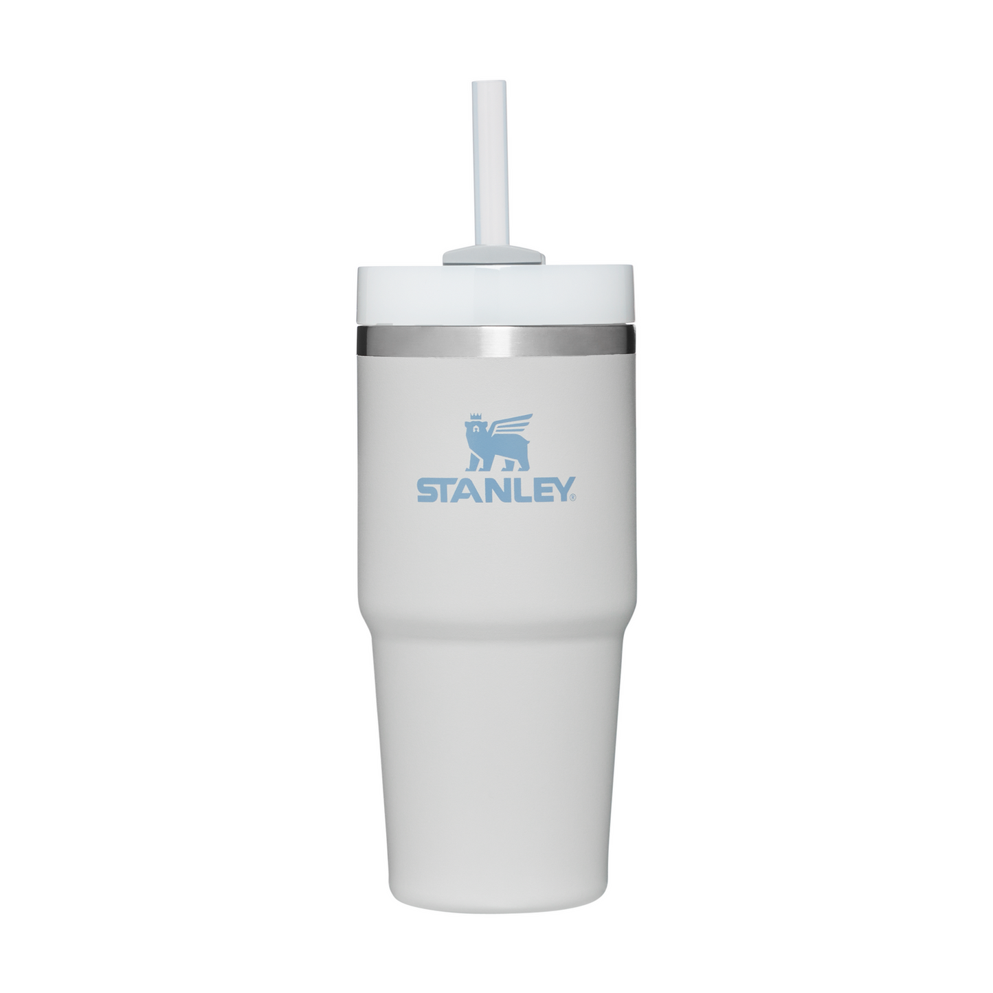 Insulated Travel The Quencher H2.0 Flowstate Tumbler  | Stanley Create D329E - Double-Wall Vacuum Insulated Travel Tumbler with Straw Detail
