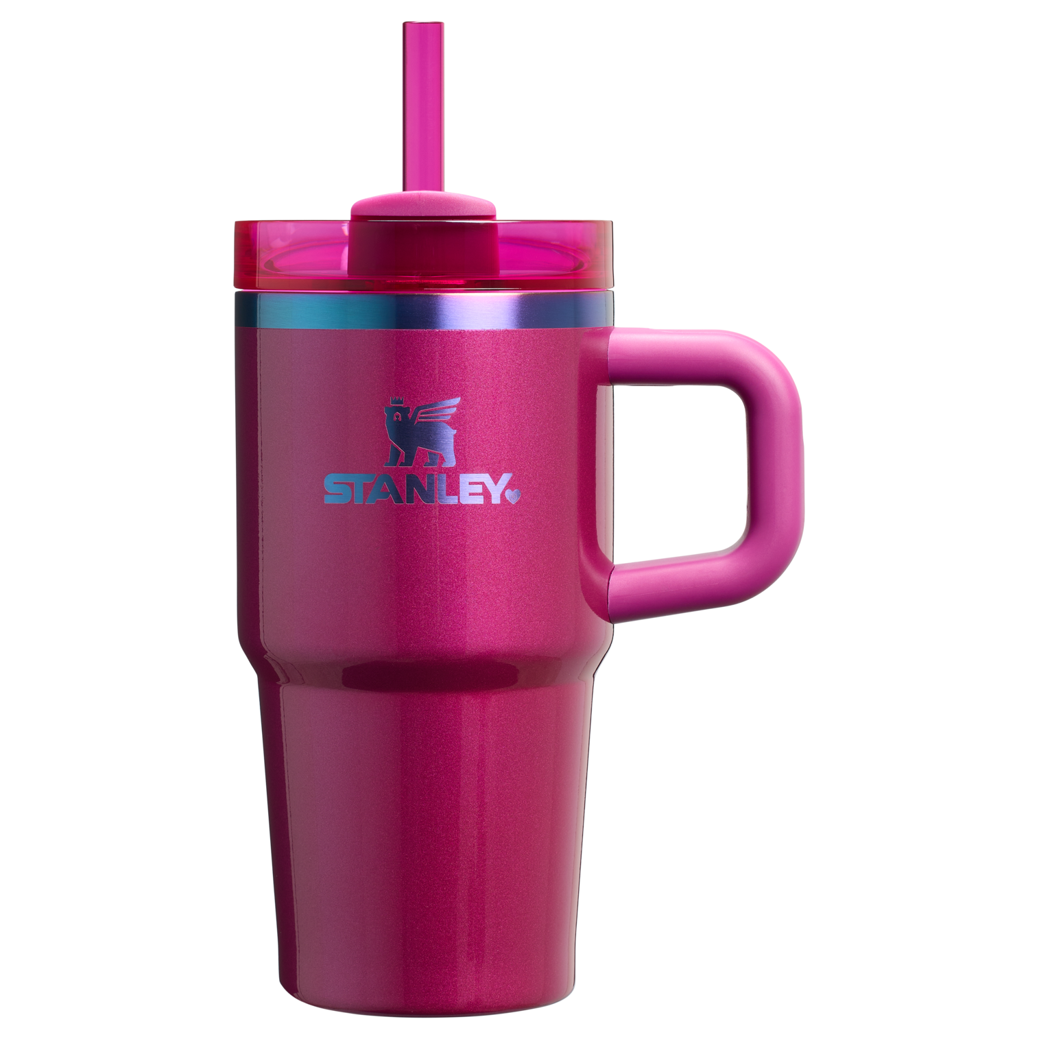Insulated Travel The Quencher H2.O Flowstate Tumbler with Handle | Stanley Create D309N - Double-Wall Vacuum Insulated Travel Tumbler with Straw Detail
