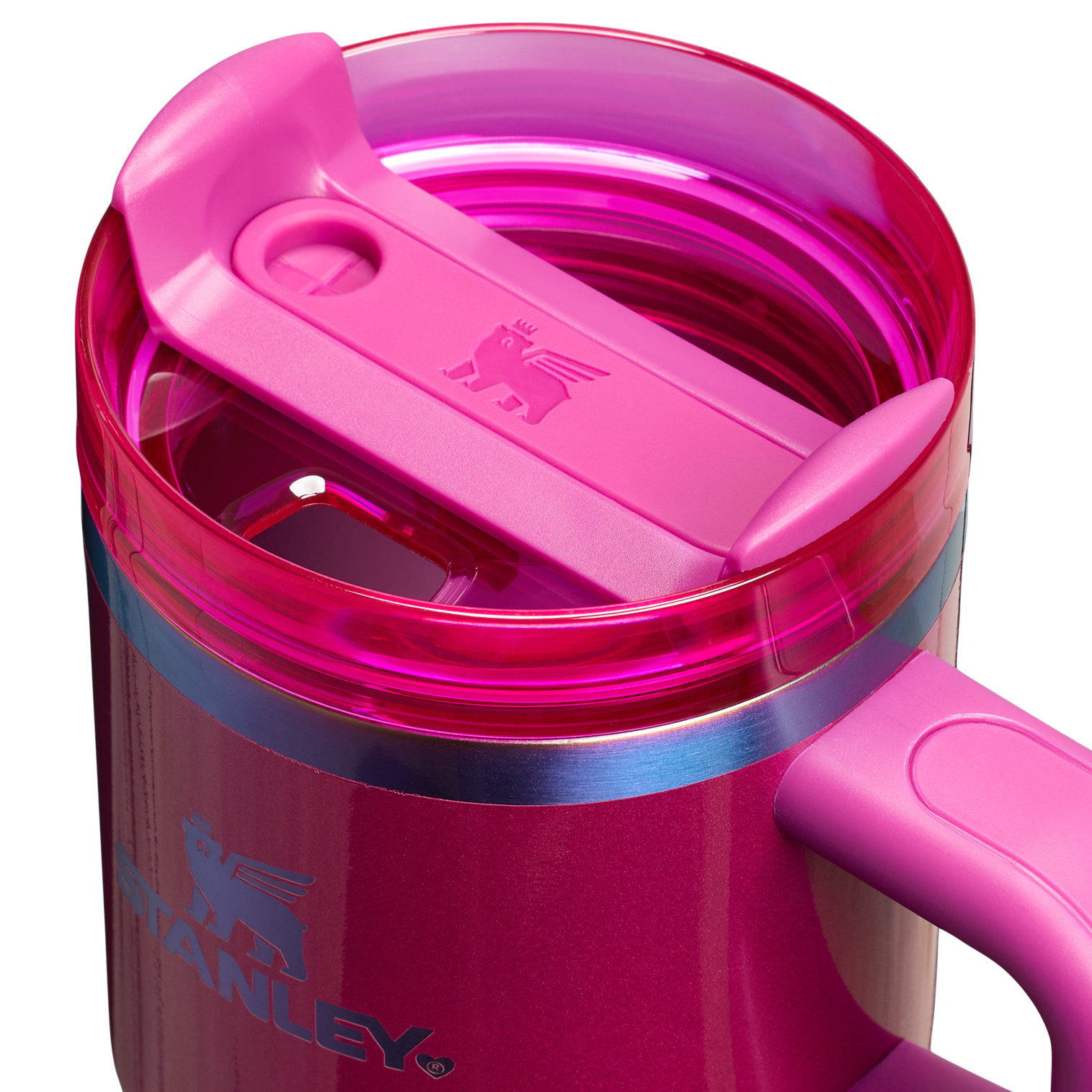 Car-Cup Friendly The Quencher H2.O Flowstate Tumbler D251V - Double-Wall Vacuum Insulated Travel Tumbler with Straw Detail
