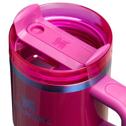 Car-Cup Friendly The Quencher H2.O Flowstate Tumbler D251V - Double-Wall Vacuum Insulated Travel Tumbler with Straw Detail