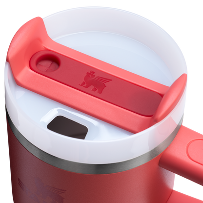 Insulated Travel The Quencher H2.O Flowstate Tumbler with Handle | Stanley Create D309N - Double-Wall Vacuum Insulated Travel Tumbler with Straw Detail