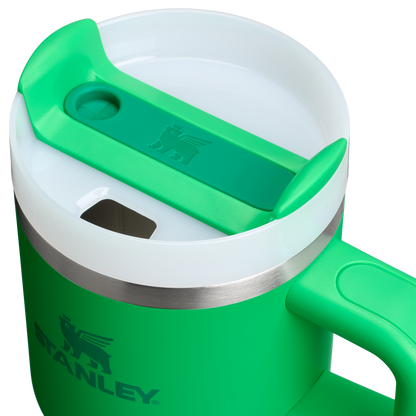 Insulated Travel The Quencher H2.O Flowstate Tumbler with Handle | Stanley Create D309N - Double-Wall Vacuum Insulated Travel Tumbler with Straw Detail