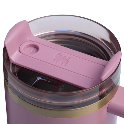 Car-Cup Friendly The Quencher H2.0 Flowstate Tumbler | Stanley Create D331C - FlowState 3-Position Lid Insulated Travel Mug Detail