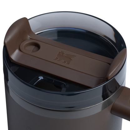 Car-Cup Friendly The Quencher H2.0 Flowstate Tumbler | Stanley Create D331C - FlowState 3-Position Lid Insulated Travel Mug Detail