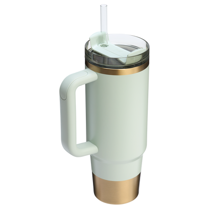 Car-Cup Friendly The Quencher H2.0 Flowstate Tumbler | Stanley Create D331C - FlowState 3-Position Lid Insulated Travel Mug Detail