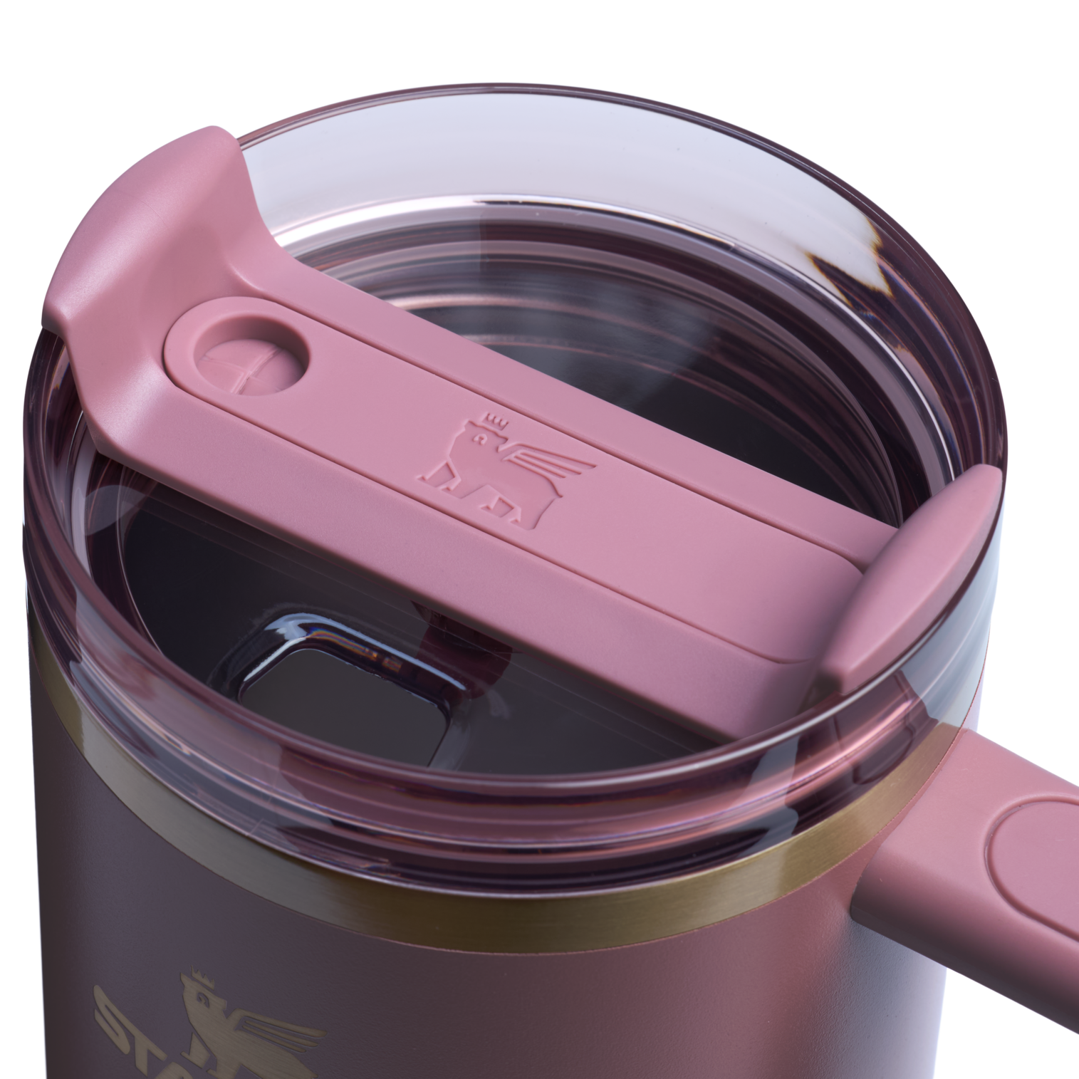 Splash-Resistant FlowState The Quencher H2.0 Flowstate Tumbler D050X - FlowState 3-Position Lid Insulated Travel Mug Detail