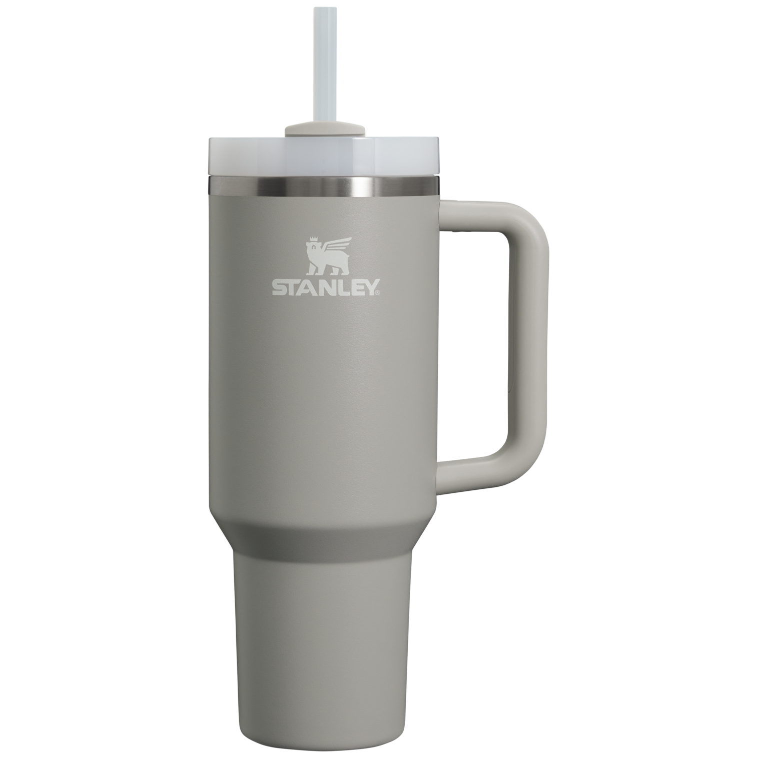 Splash-Resistant FlowState The Quencher H2.0 Flowstate Tumbler D050X - FlowState 3-Position Lid Insulated Travel Mug - Ash